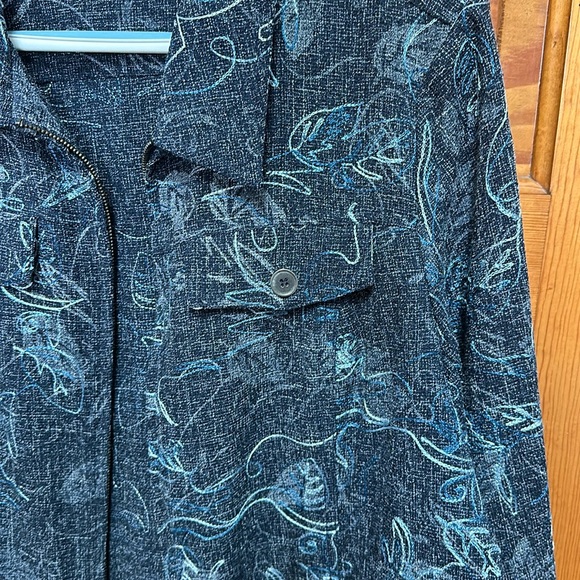 CJ Banks Zippered Jacket with slip pockets at waist and faux pockets at chest - Picture 8 of 8